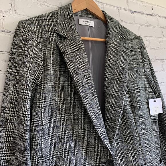 NWT Bailey 44 Linden Plaid Blazer Jacket – Size 12 - Picture 3 of 11